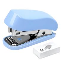 Mini Stapler with Staple,Small Cute Stapler for Desk,Portable Cute Staplers with Remove Function,Gift for Student or Home Office School Supplies mėlyna