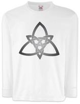 CELTIC KNOT LOGO I Kinder Langarm kids boys T-Shirt Celts Cross Rune Thor Walhalla Vikings 160