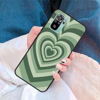 Sage Green Coffee Love Heart Latte Case For Xiaomi Redmi Note 11 10 9 8 12 Pro Plus 9S 10S 11S 12S Cover For Redmi 12C 10 9 C Redmi 9