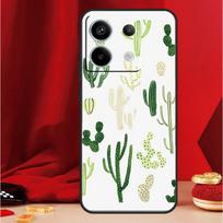 Plant Cactus Case For Xiaomi Redmi Note 9 10 11 12 13 Pro Plus 9S 10S 11S 12S Redmi 12 10C 9C 13C Coque Redmi Note 12 5G