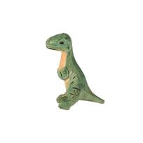 Wooden Dinosaur Figurine Collectors Edition For Home Office Decor And Gift Giving žalia