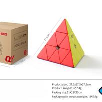 Qiming Plus 3x3 Piramidė 27,5 cm Didelis Kubas 3x3x3 Magijos Kubas Profesionalus Cubo Magico Dėlionė Žaislas Vaikams Vaikams Dovana Žaislas