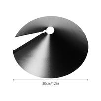 12/18inch Squirrel Baffle Bird Feeder Cover Guard Wrap Hanging Around Squirrel Proof Baffle for Bird Feeder Poles and Bird House 1Pcs