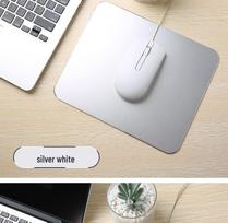 Large Non-slip Stain-resistant Aluminum Mouse Pad, 220x180mm, Customizable 220mm x 180mm auksas