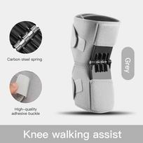 1Pc Joint Support Knee Pad Non-Slip Lift Pain Relief Suitable For Knee Power Spring Force Stabilizer Knee Booster Working Mode Sports Elder