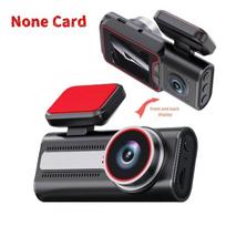 2/3-Channel 4K Ultra HD Dash Cam - Hidden Tachograph with Reversing Image & Night Vision 2 Lens juoda