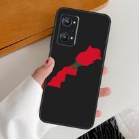 Morocco Map Flag For Realme 15 GT7 Pro GT6 10 11 12 13 14 Pro Plus C65 C67 C63 C61 C51 C53 C35 C75 C55 Case Realme GT7 Pro