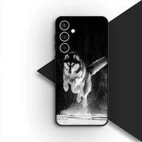 Protective Cover Husky Dog Wolf Art for Samsung Galaxy S25 S24 S23 Fe Ultra Plus S7 Edge A05 A06 A16 A15 A35 Phone Case Galaxy A05