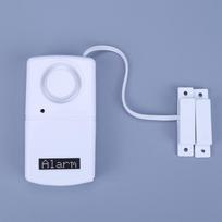 Mini Window Magnetic Alarm System Battery Powered Sticky Security Alarm Sensor Easy Installation Lightweight for Factory Company