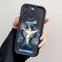 N-Nirvana Rock Band Phone Case For IPhone 17 Pro Max 15 Pro 16 14 Plus 12 13 Mini 11 Pro Shockproof Cover iPhone 16 Pro Max