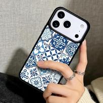 Capa Case for iPhone 17 Air 16 Pro Max 15 Plus 11 13 Mini 14 12 Back Phone Cover Moroccan Tile iPhone 16