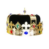 Head Decoration King Crown Hat Stage Show King Jeweled Caps Prince Party Hats  Adult Children juoda