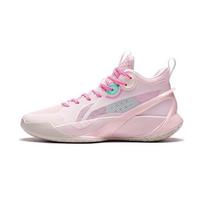 Li Ning Sonic 10 Youth Edition Rebound Lightweight Cushioning Mid top Basketball Shoes Primrose Pink ABPS013-5 35