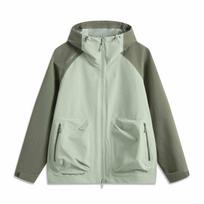 Li Ning CF Business/Casual Windproof Windbreaker Jacket Unisex Green AEMU041-2 XL