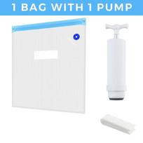 USB Rechargeable Electric Air Pump For 3D Printer Filament Vacuum Bag One-key Quick Pumping Storage Bag Automatic Compressed 1 bag With1 Pump