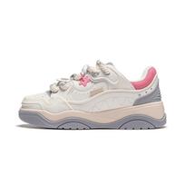 Li Ning Low top Skateboard Shoes Women's White Gray AGCU092-4 38