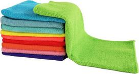 Set Of Colorful Microfiber Cloths - 10 Pieces!