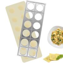 Ravioli Maker 12 Holes Ravioli Manual Italian Dumpling Maker Multipurpose Ravioli Maker Aluminum Alloy Dumpling Recipe Book žalia