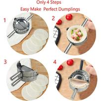 Stainless Steel Dumpling Maker Dumpling . Quick Dumpling Making Tool. Dough For Making Dumplings. Dumpling Holder Mini Dumpling rožinė