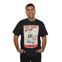 New York Giants 1952 Program Cover T-Shirt Art Vintage Sports Baseball Gift 2XL