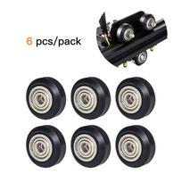 6pcs 3D Printer Parts POM Pulley Wheel 625zz Idler Pulley Gear Passive Round Wheel Compatible with   Ender 3 CR-10 CR-10S