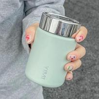 230 ml mini nerūdijančio plieno 316 termoso puodelis Fashion nešiojamas kišeninis vakuuminis kolba Kavos arbatos terminio vandens buteliukas 230ml žalia