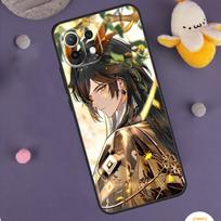 Genshin Impact Zhongli Case For Xiaomi 15 14 Ultra 13T 14T 15T 17 Pro Max POCO F8 Ultra F5 F6 F7 X5 X6 X7 Pro Cover POCO X3 Pro