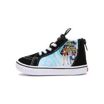 Sailor Moon x Vans Sk8-Hi Zip ComfyCush Mažyliams Graži Globėja Kūdikio Sportbačiai Juodi Daugiaspalviai VN0A4VJNSKQ 26.5 black