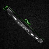 1x Skaidri automobilio bagažinės emblemos apsauginė lipdukas Toyota Chr Corolla Camry Rav4 Yaris Hilux Prius Avensis Auris Prado Verso