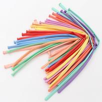 260 Storio Strip Maginis Balionas Balionų Puokštės Medžiaga Vaikų Animacinis Balionas Šventės Dekoracija 100 Vnt Macaron mixed color strip balloon