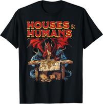 Houses and Humans Vintage Retro 90s Funny Gamer Gaming T-Shirt Unisex T-Shirt S
