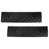 2pcs Rubber Car Curb Ramps Threshold Bridge Tracks Ramps for Driveway Sidewalk juoda