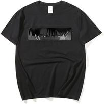 Ubeisy Anime Attack on Titan T-Shirt Levi Ackerman Printed Creative Tee Shirts Adult Unisex S juoda
