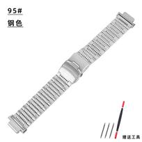 GA2100 Nerūdijančio plieno laikrodžio dirželis Skirtas Casio GA-2100 GA-2110 GM2100 Farm Oak laikrodžio juosta vyriškas Modifikuotas metalinis Apyrankės priedas For GA2100 GM-2110