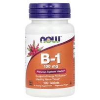 NOW Foods, B-1, 100 mg, 100 tablečių