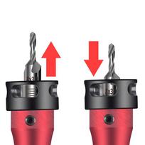 Multifunctional Countersink Drill Bit Set with 8mm and 10mm Blades for Precise Wood Cutting and Chamfer Milling China Mainland
