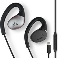 Avantree Wired Earphones with Lightning Connector and Microphone Inline Control Compatible with iPhone and All iOS Design Resolve-L - Open-Ear [MFi juoda