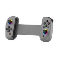 Wireless Game Controller for Android for iOS RGB Light 6-Axis Gyro Vibration Stretchable Tablet PC Gamepad Bluetooth-compatible Gaming Joystick with