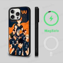 Haikyuu Karasuno Volleyball Phone Case Magnetic Case For iPhone 16 14 13 12 11 15 Pro Max Plus For Magsafe Wireless Charge Cover iPhone 14 plus
