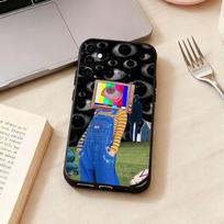 V-Vintage Dreamcores Phone Case For Samsung Galaxy A73,A72,A71,A70,A53,A52,A51,Others Soft Black Cover Samsung a42 5g