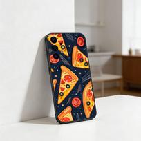 delicious cartoon pizza Phone Case For Samsung S25,S24,S21,S22,S23,S30,Ultra,S20,Plus,Fe,Lite Black Shell Samsung S21lite