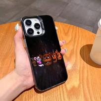 Five Nights At F-Freddys Fnaf Phone Case For iPhone 17,16,15,14,13,12,11 Plus,Pro Max,XS,Colored Silver Plated Inside Cover iPhone17air
