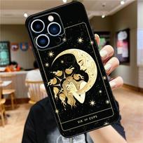 Witches Moon Tarot Mystery totem Case For iPhone 17 15 14 13 12 11 16 Pro Max Mini Plus 16e 17 Air Bumper Cover Accessories iPhone 14 Plus