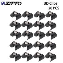 ZTTO MTB Road Bike Front Fork Cable Clamp Hydraulic Disc Brake Hose Fixed Buckle Clips Fork Cable Housing Guide Repair Accessory 20 pcs UD Clips