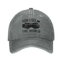 Unisex Women FPV Flying Drone Pilot Hats Vintage Distressed Washed Remote Aircraft Operator Baseball Cap Adjustable Adjustable
