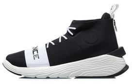 Li Ning Essence Way Of Wade Cushioning Slip Resistant Abrasion Resistant Mid top Basketball Shoes Unisex Black White AGBQ035-4 39.5
