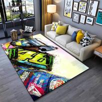 46 The Doctor Rectangle Carpet Motorcycle Racing Fan Home Decor Mat Non Slip Floor Rug Living Room Area Rug Rugs for Bedroom 40X60CM