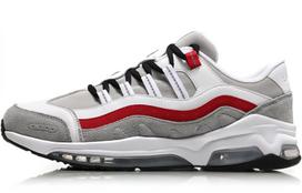 Li Ning Back To The Future Cushioning Slip Resistant Low top Casual Shoes Men's Glacier Gray AGCN287-1 44