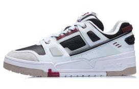 Li Ning Slip Resistant Low top Skateboard Shoes Women's White Black AGCR400-2 37