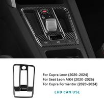 ABS For Seat Leon MK4 Cupra Leon Cupra Formentor 2020 2021 2022 2023 2024 Carbon Fiber Style LHD RHD Automatic Car Gear Trim